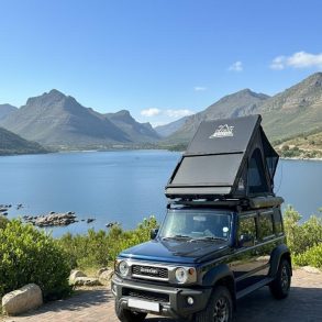 Cloud Camper roof top tent with solar bracket